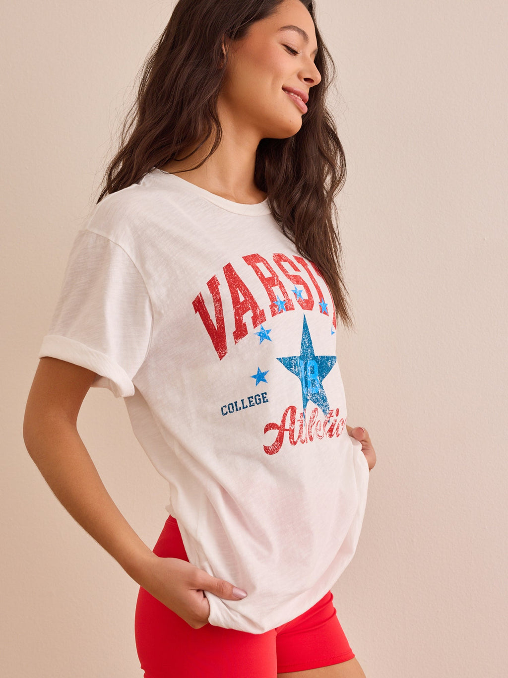 Varsity Athletic Oversized Tee