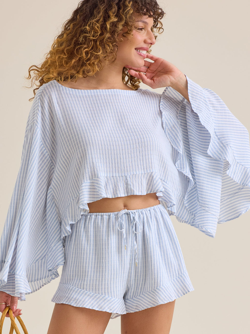 Radda Stripe Boho Top