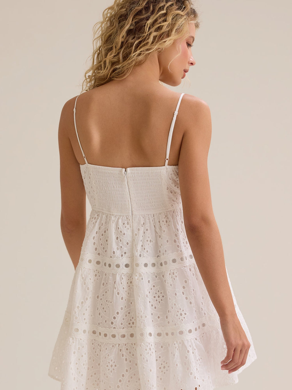 Briar Eyelet Mini Dress
