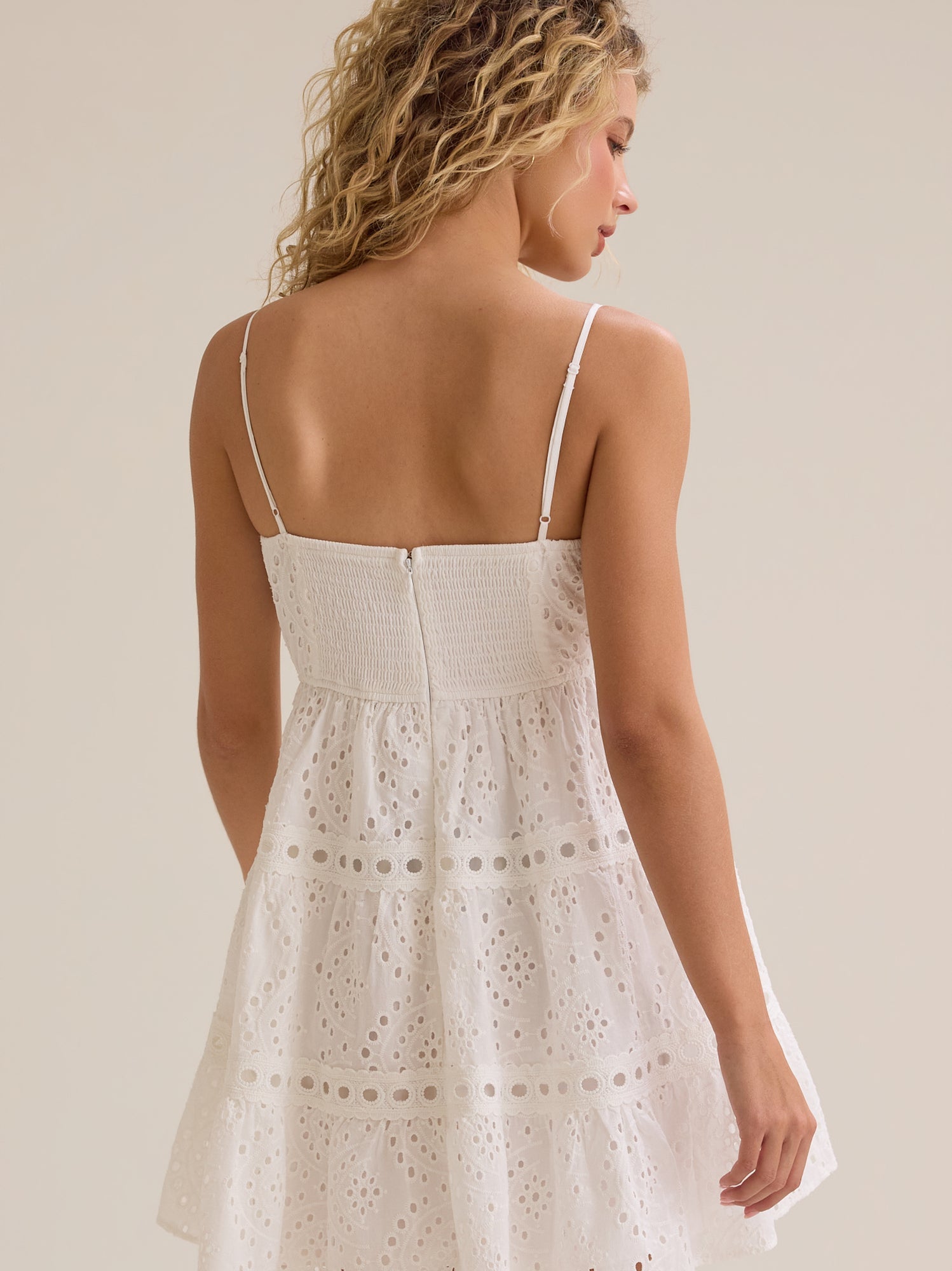 Briar Eyelet Mini Dress