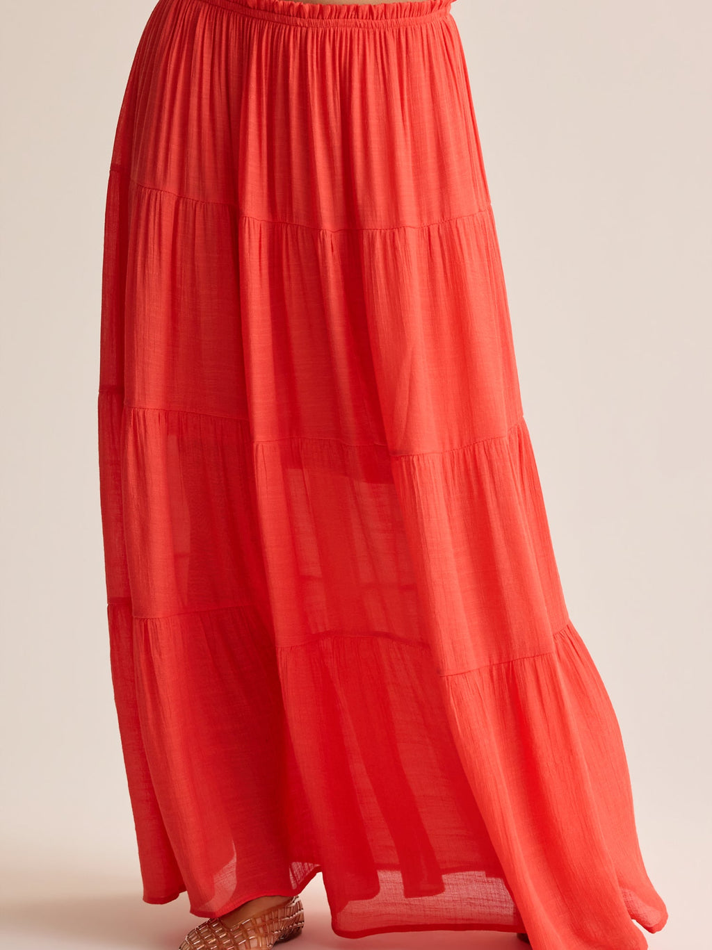 Tate Tiered Flowy Maxi Skirt