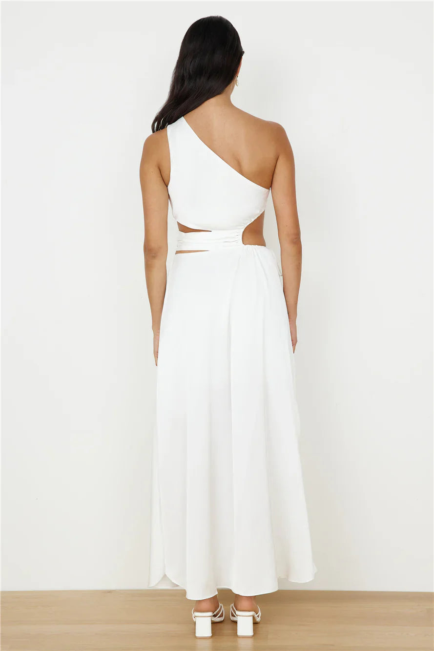 We Got This Feeling Maxi Dress White