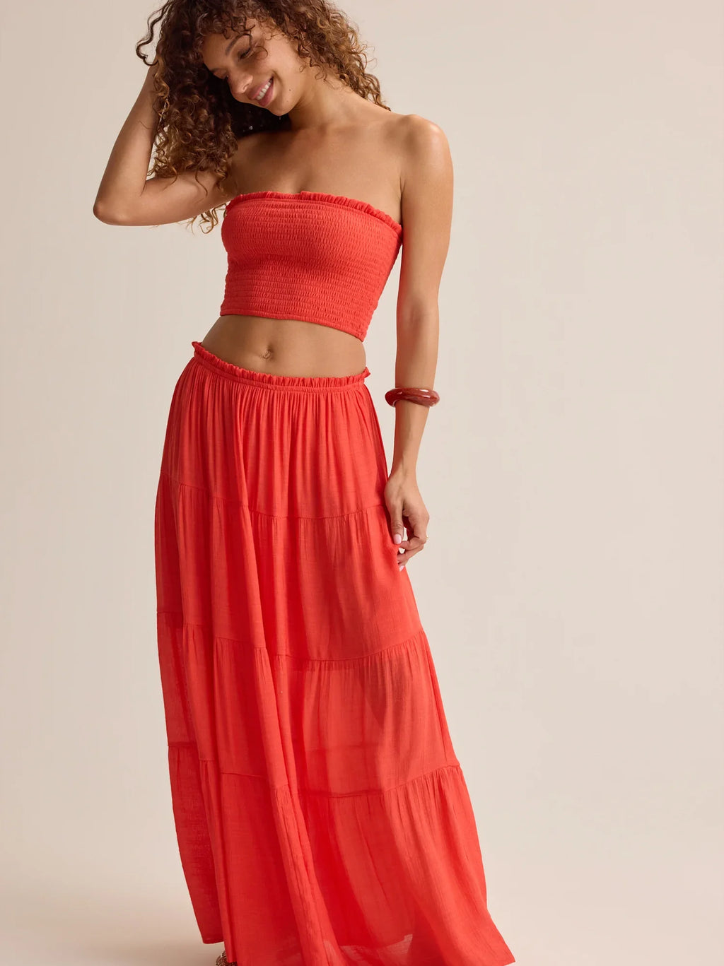 Tate Smocked Tube Top