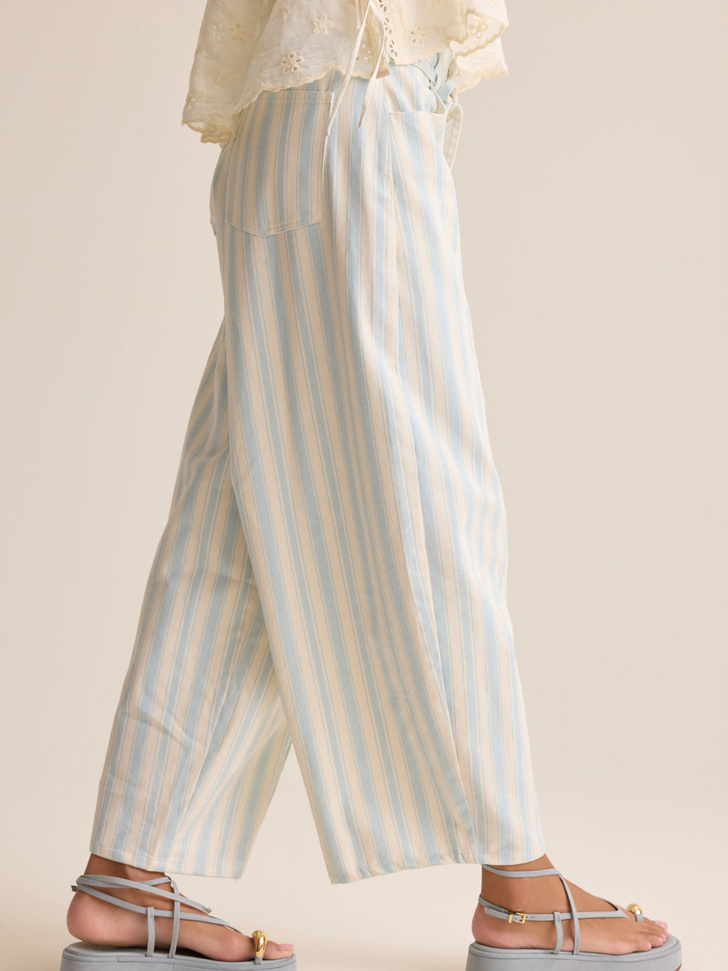 Alondra Stripe Tie Pants