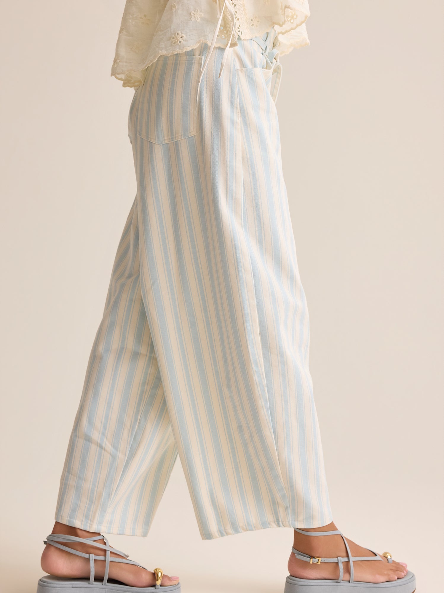Alondra Stripe Tie Pants