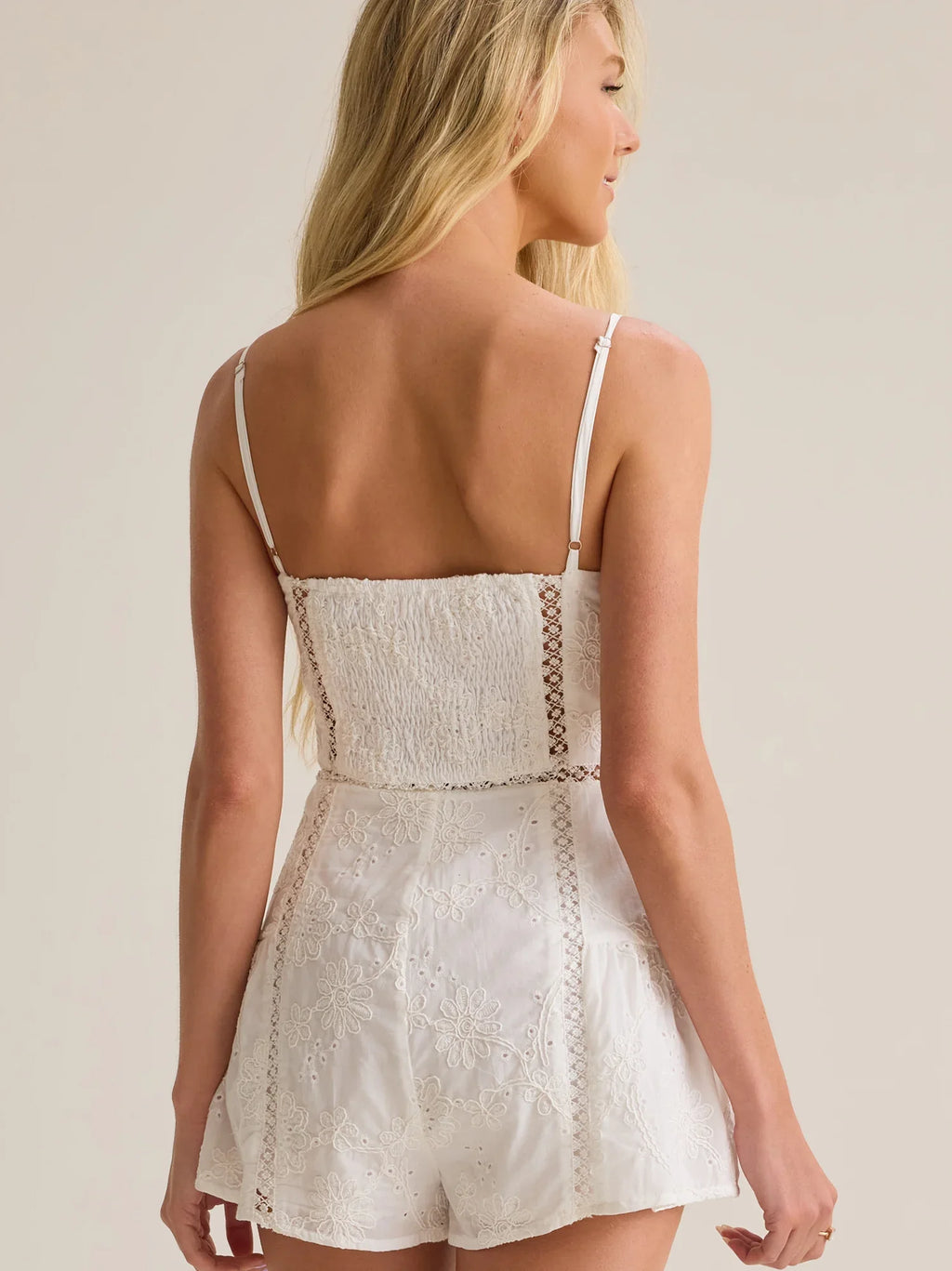 Lacey Eyelet Romper