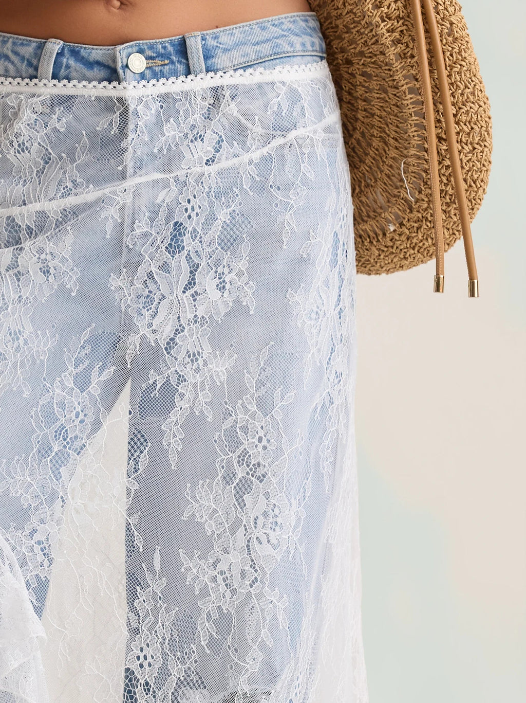 Eva Lace Slip Skirt