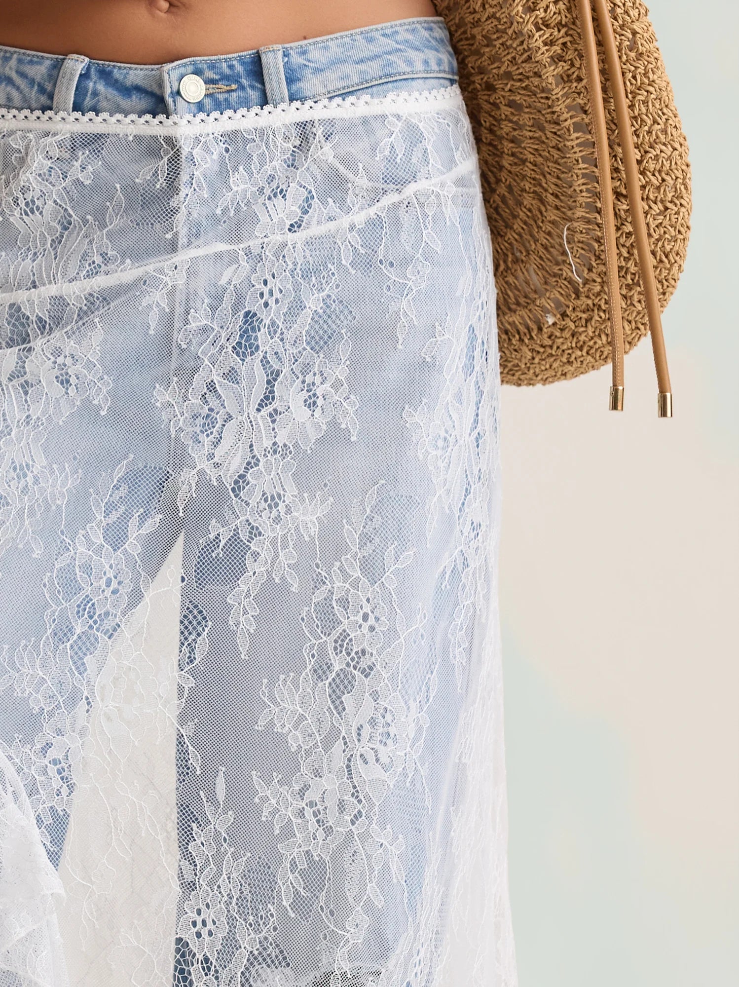 Eva Lace Slip Skirt