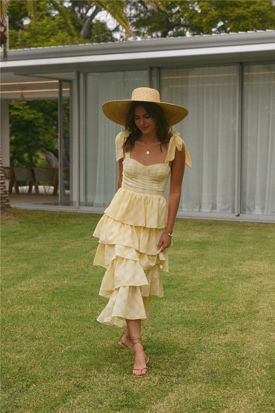Dalia Maxi Dress Yellow