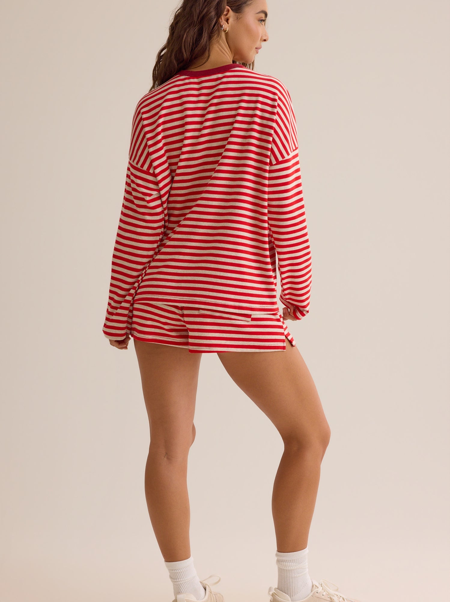 Reese Stripe Lounge Top
