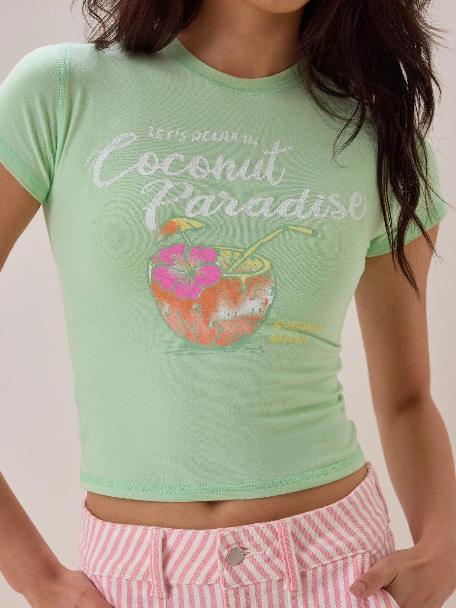 Coconut Paradise Baby Tee