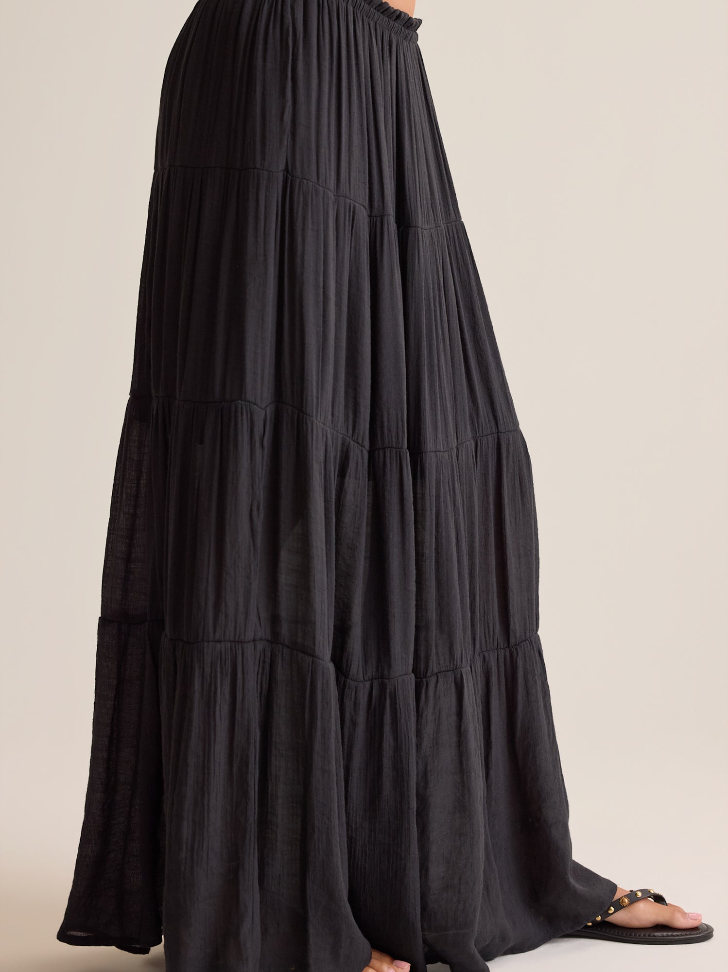 Tate Tiered Flowy Maxi Skirt