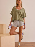 Catch Me Moving V-Neck Tee