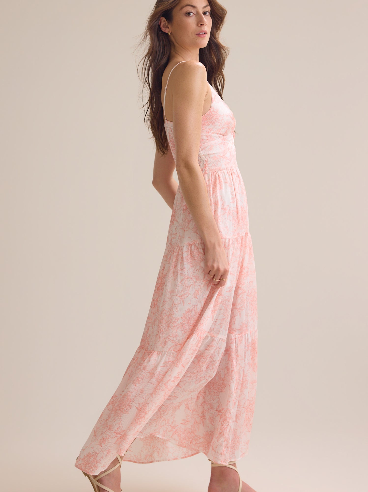Kellsa Twist Front Maxi Dress