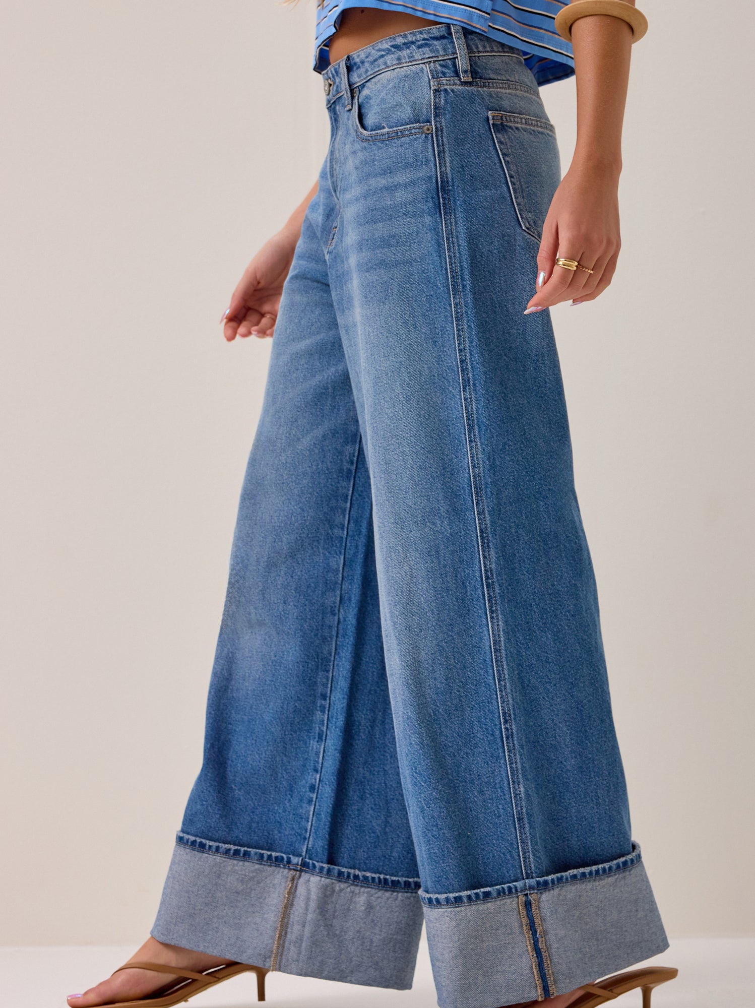 Resa Roll Cuff Jeans