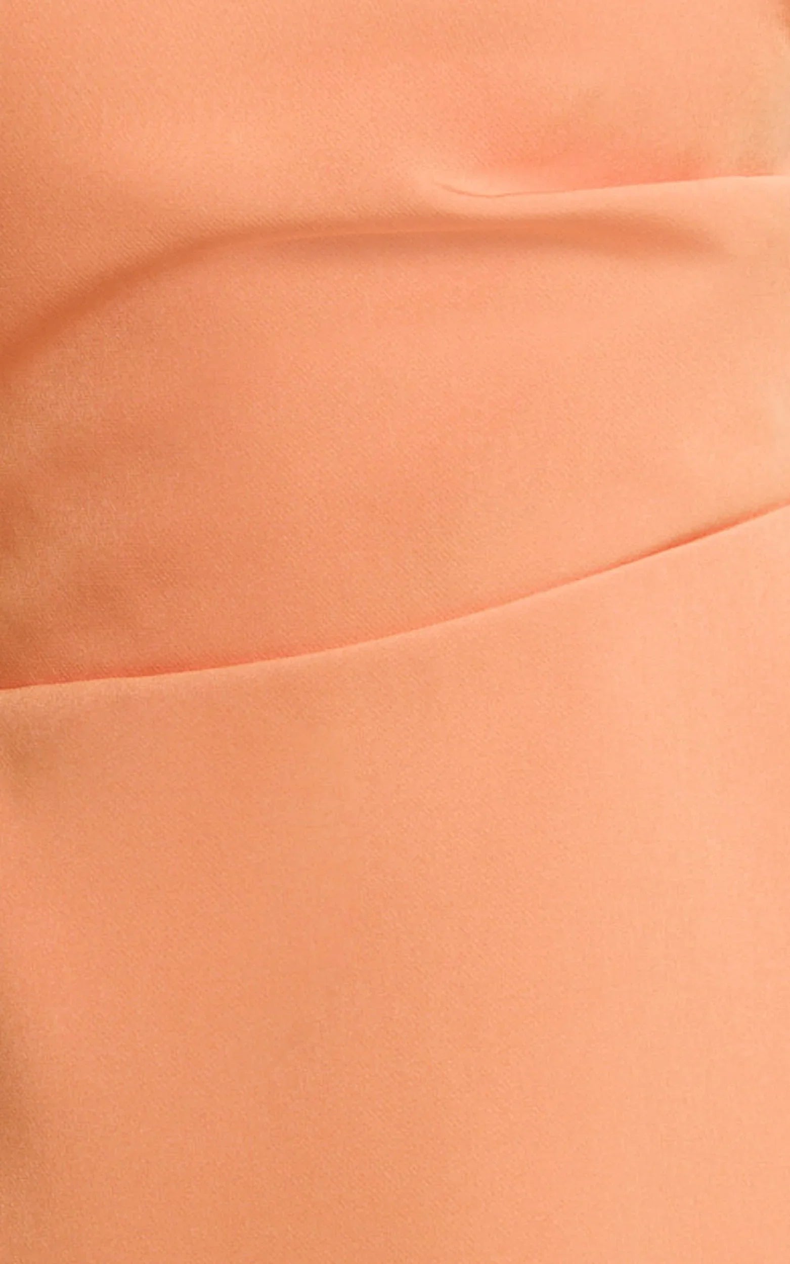 Claire Mini Dress - Tipped Shoulder Tulip Skirt Dress in Sherbet