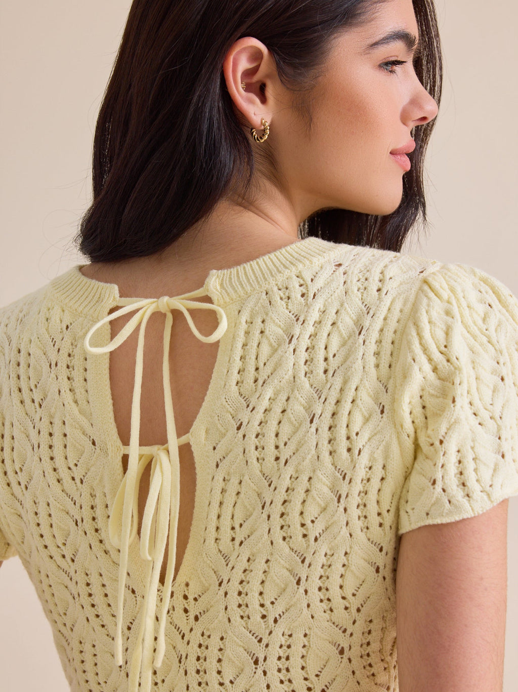 Lexie Pointelle Top