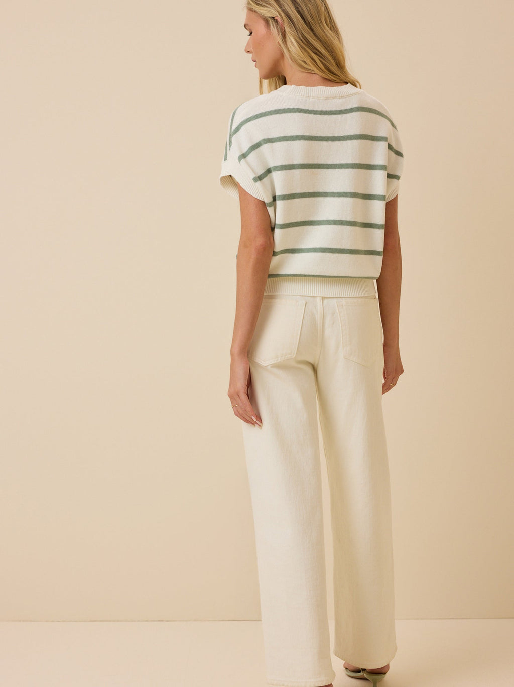 Kira Striped Knit Top