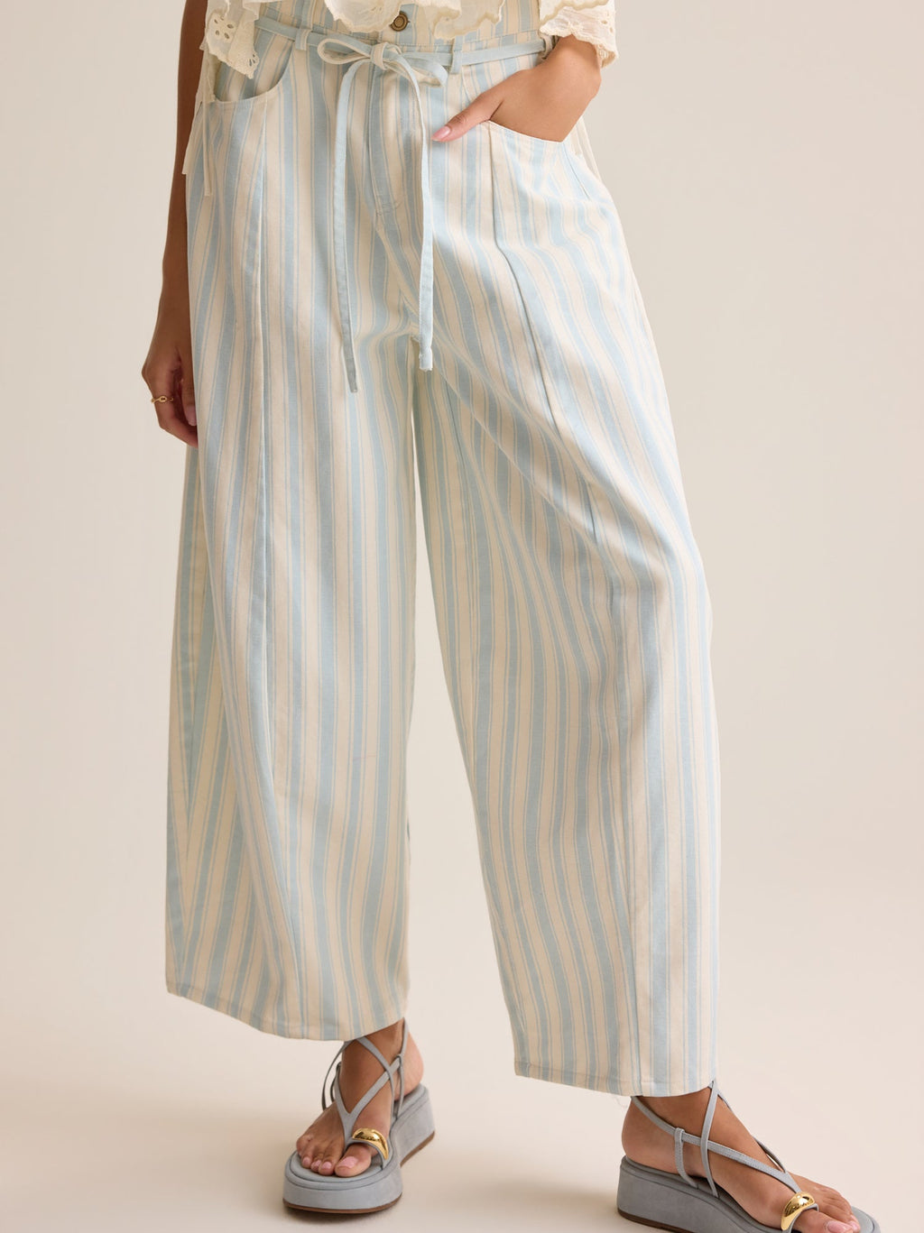 Alondra Stripe Tie Pants