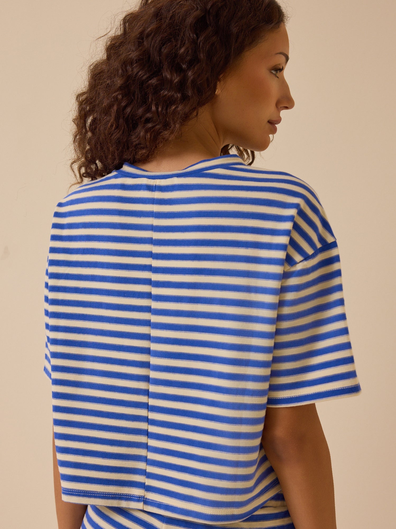 Nyra Stripe Relaxed Top