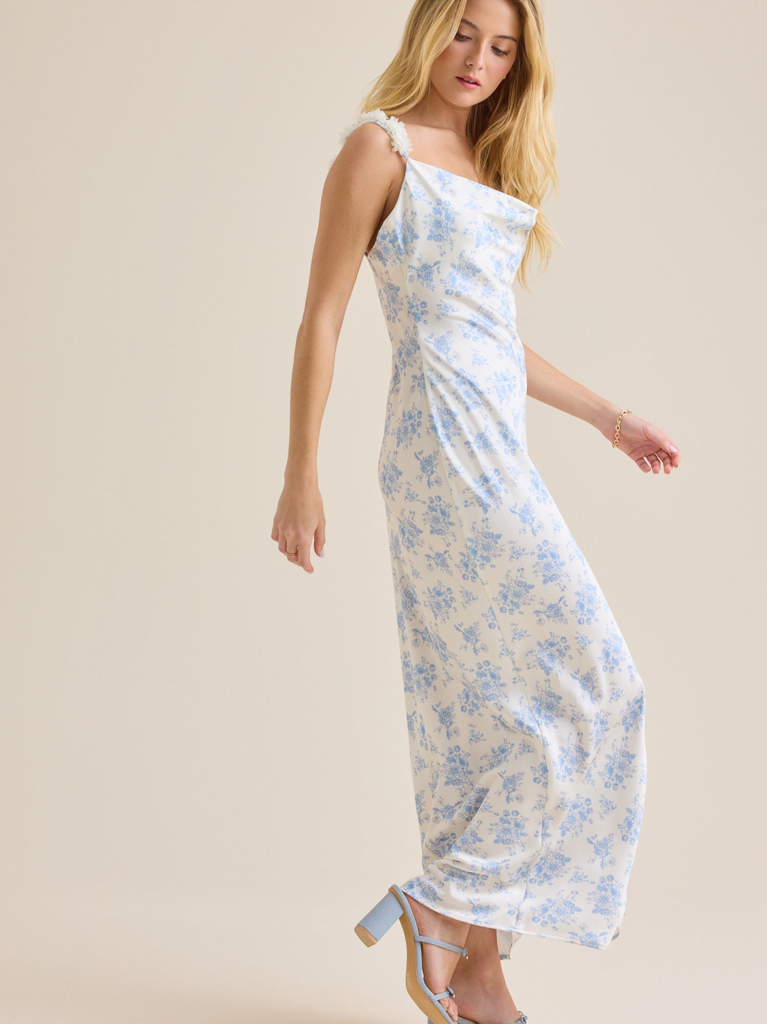 Mina Floral Strap Maxi
