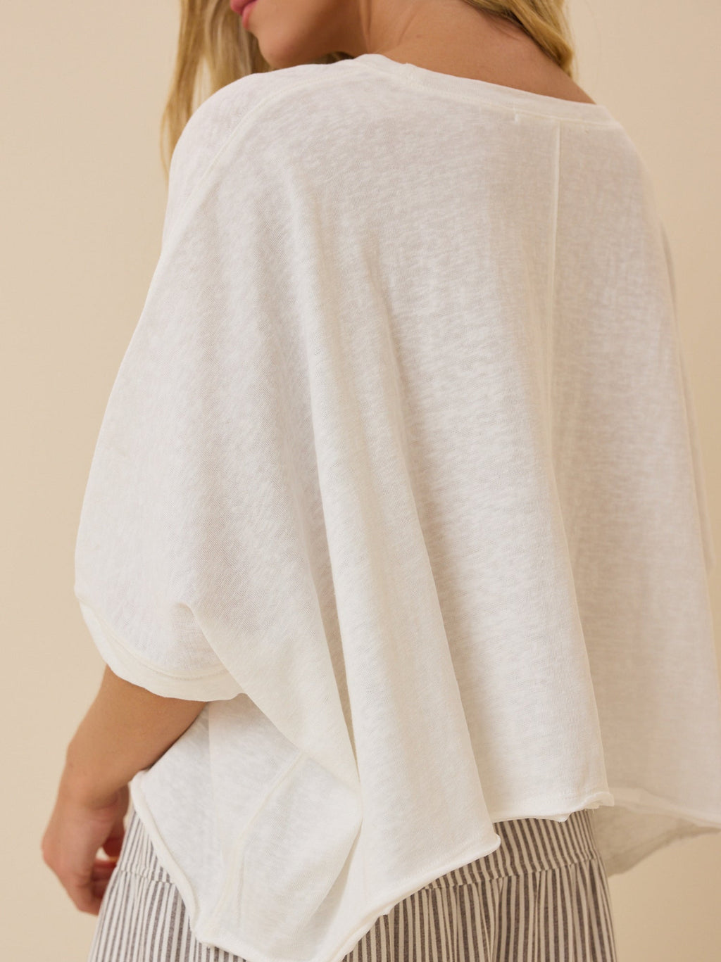 McKenna Oversized Boxy Crop Tee