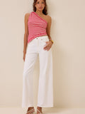 Sawyer One Shoulder Stripe Tank
