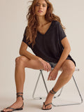 Rane Oversized V-Neck Tee