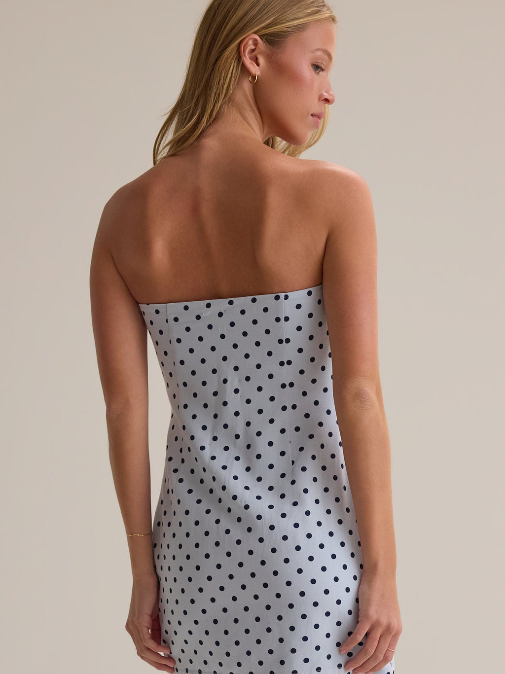 Taylia Polka Dot Mini Dress