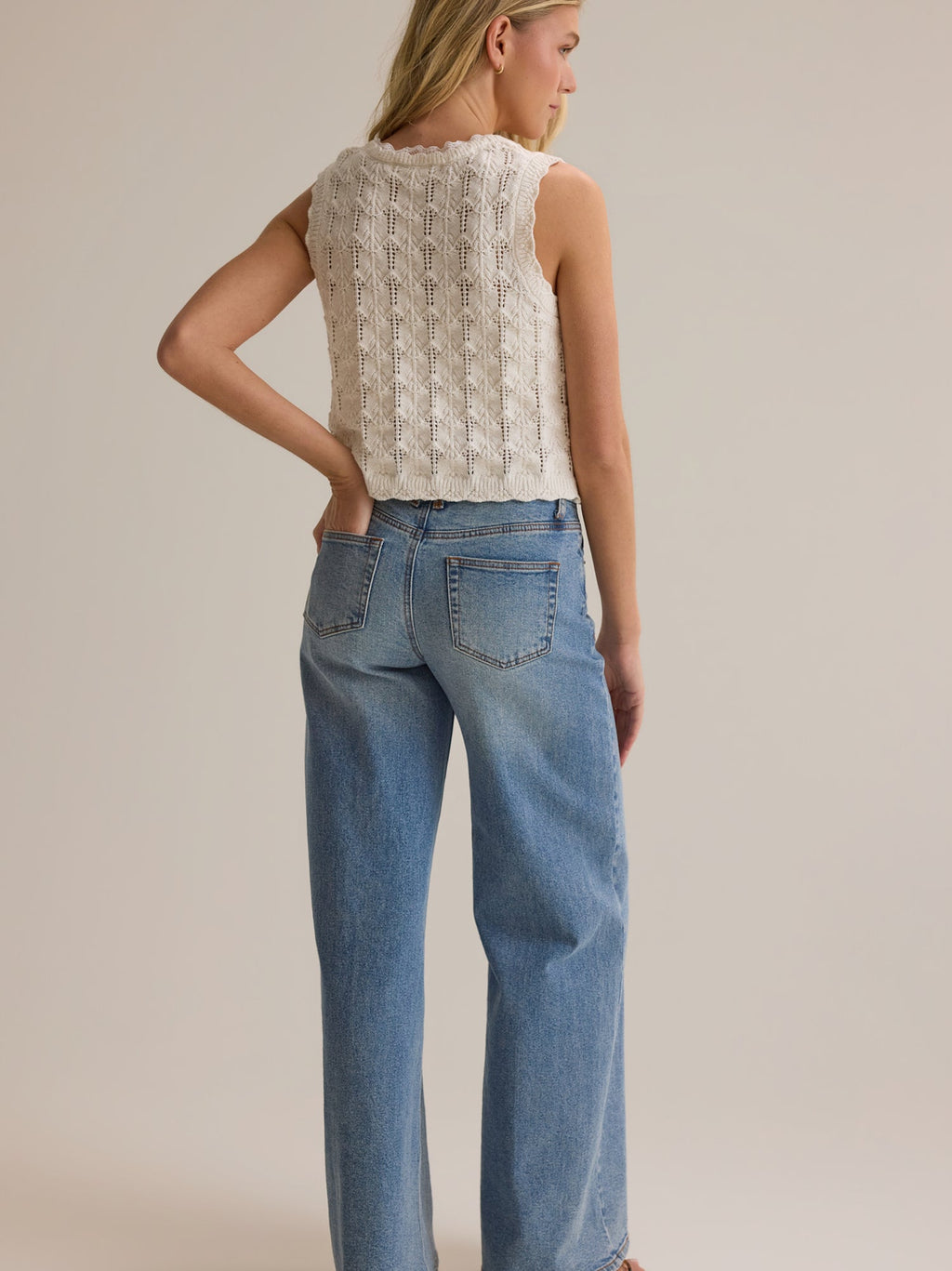 Rumi Lace Trim Vest