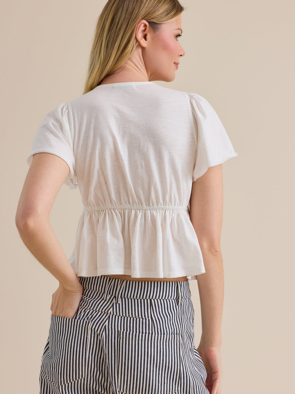 Nia Crochet Babydoll Tee