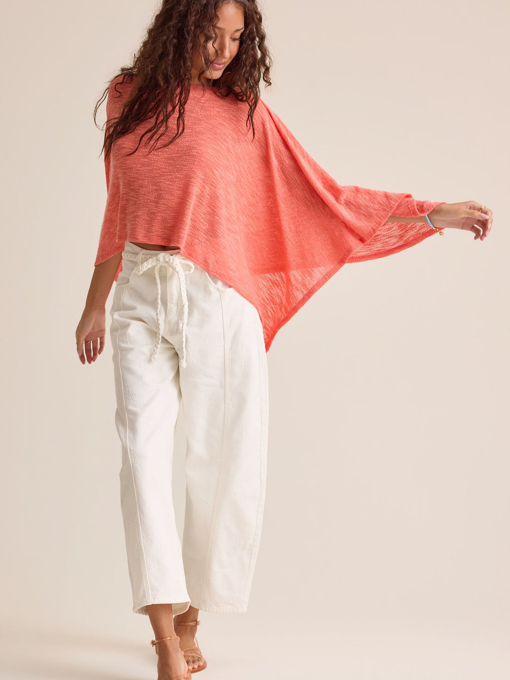 Peggy Poncho Top