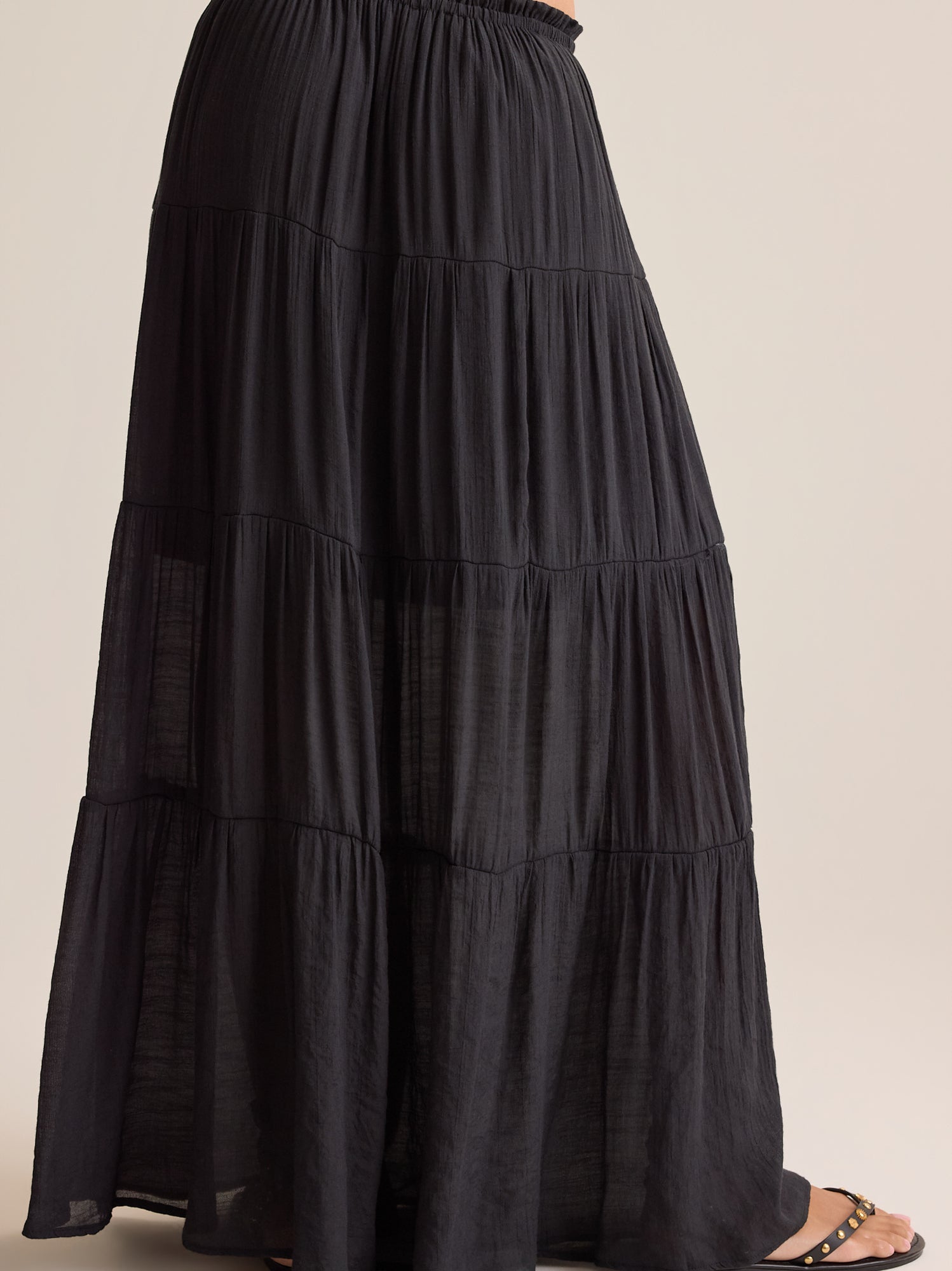 Tate Tiered Flowy Maxi Skirt