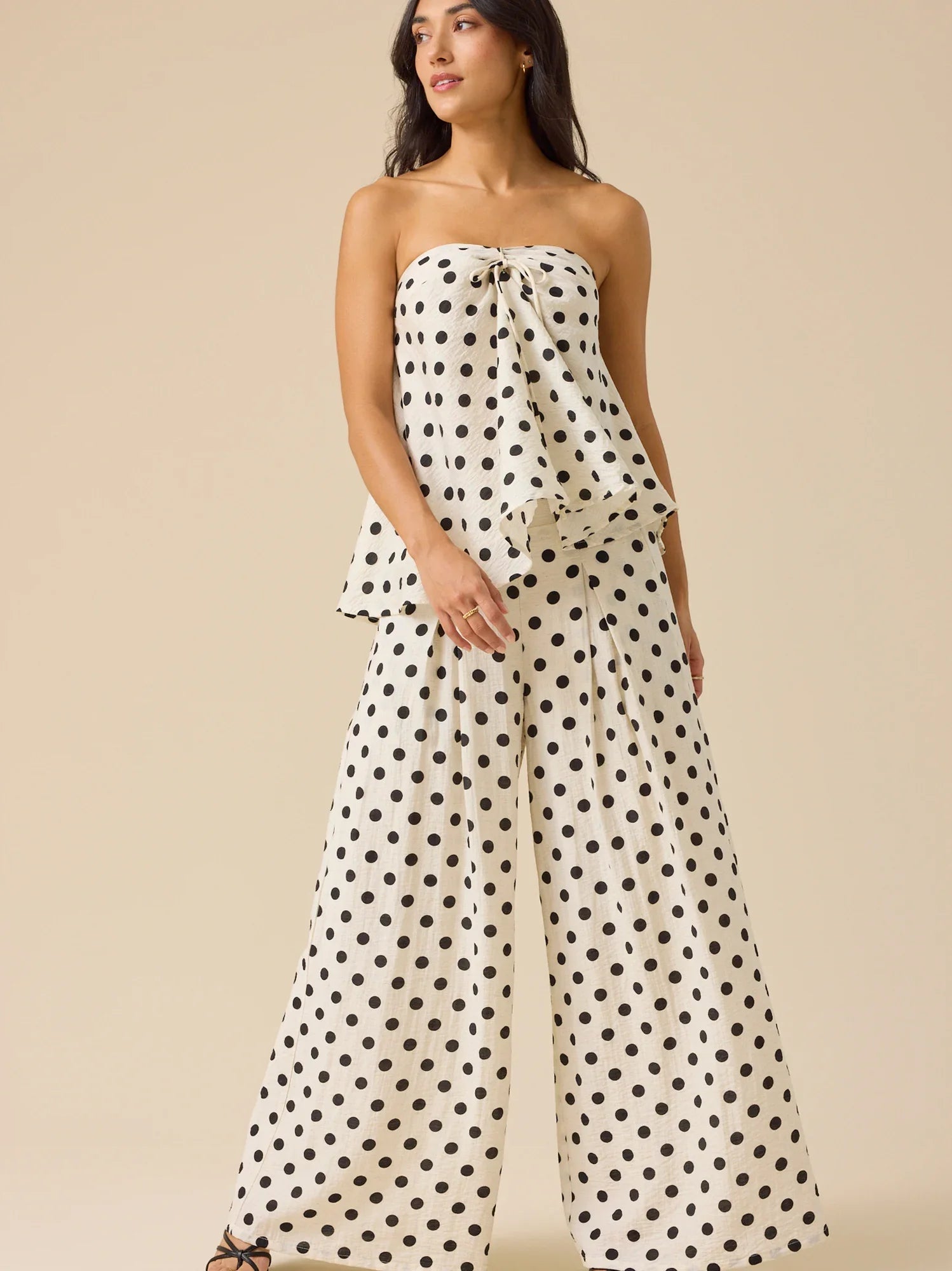 Veda Polka Dot Tube Top