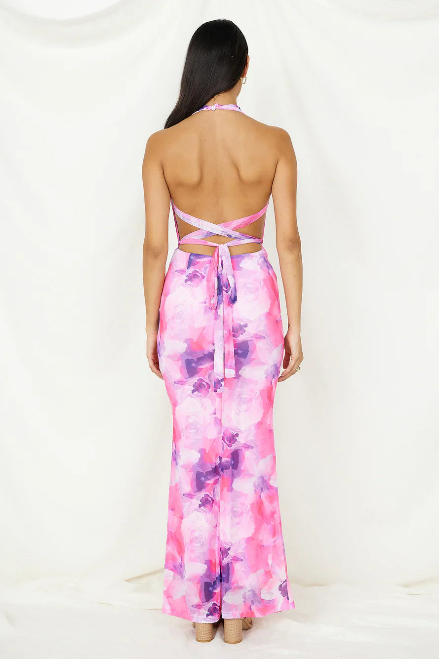Adalynn Maxi Dress Pink