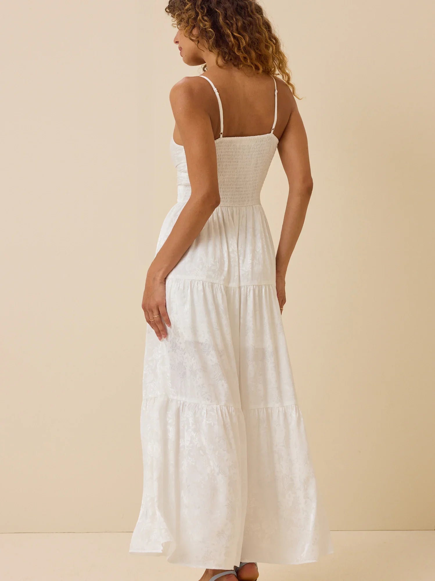 Kellsa Jacquard Maxi Dress