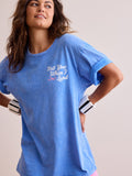 Text You When I Land Oversized Tee