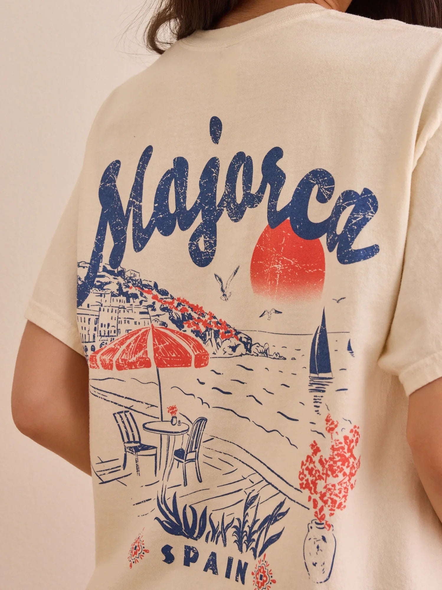 Majorca Oversized Graphic Tee