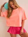 Sideline Snap Boxy Tee