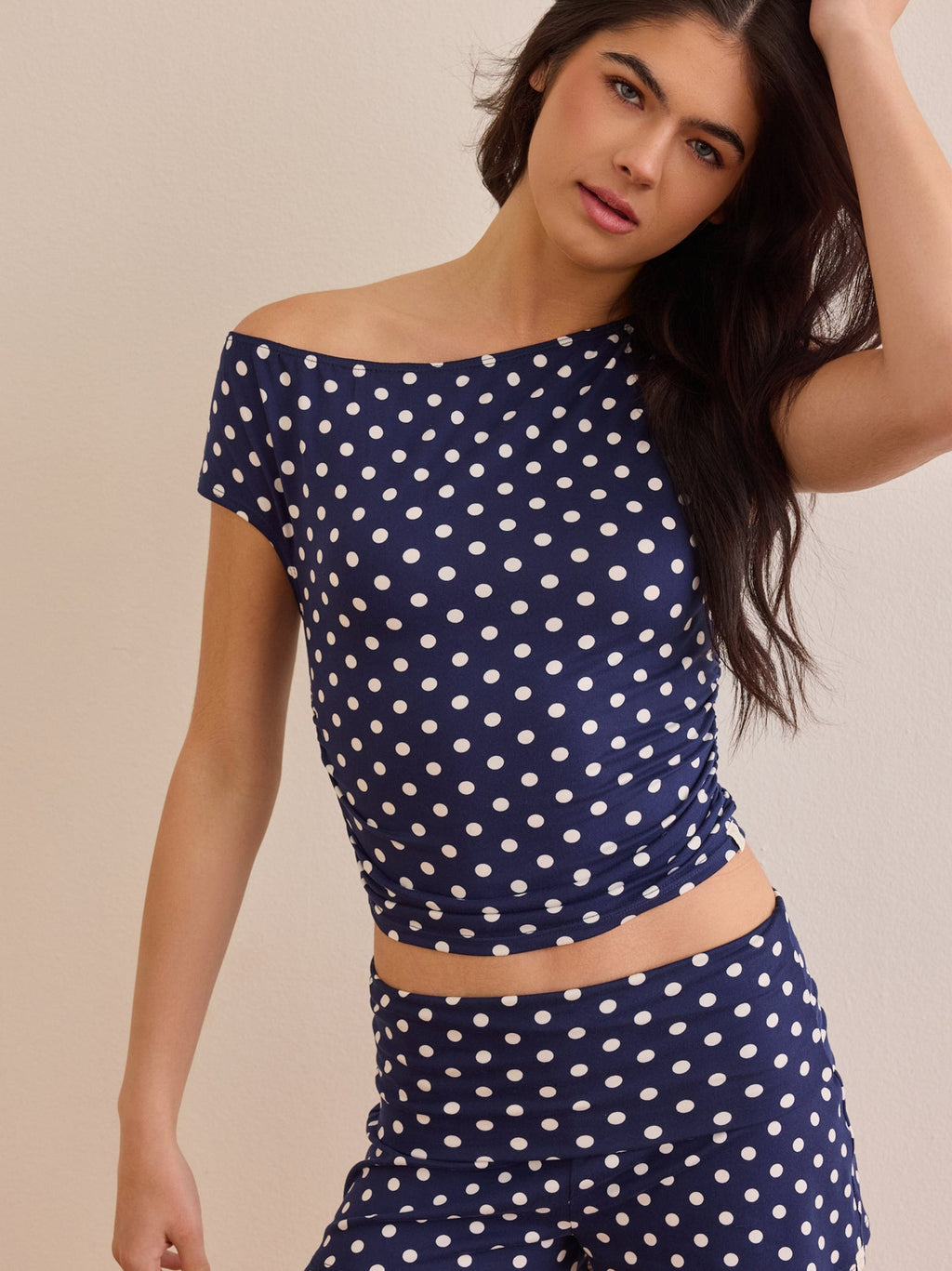Fast Lane Polka Dot Top