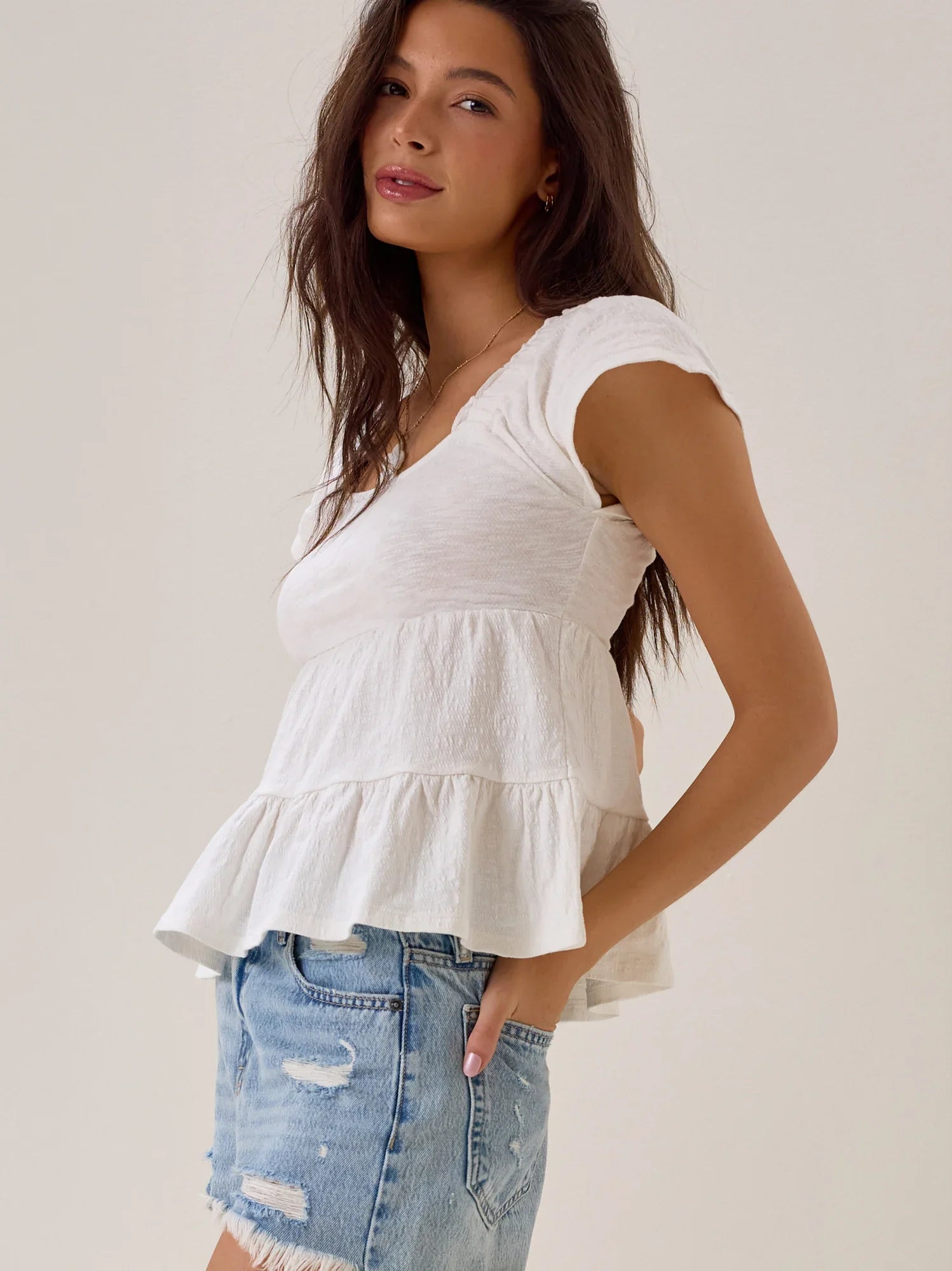 Leylani Tiered Babydoll Top
