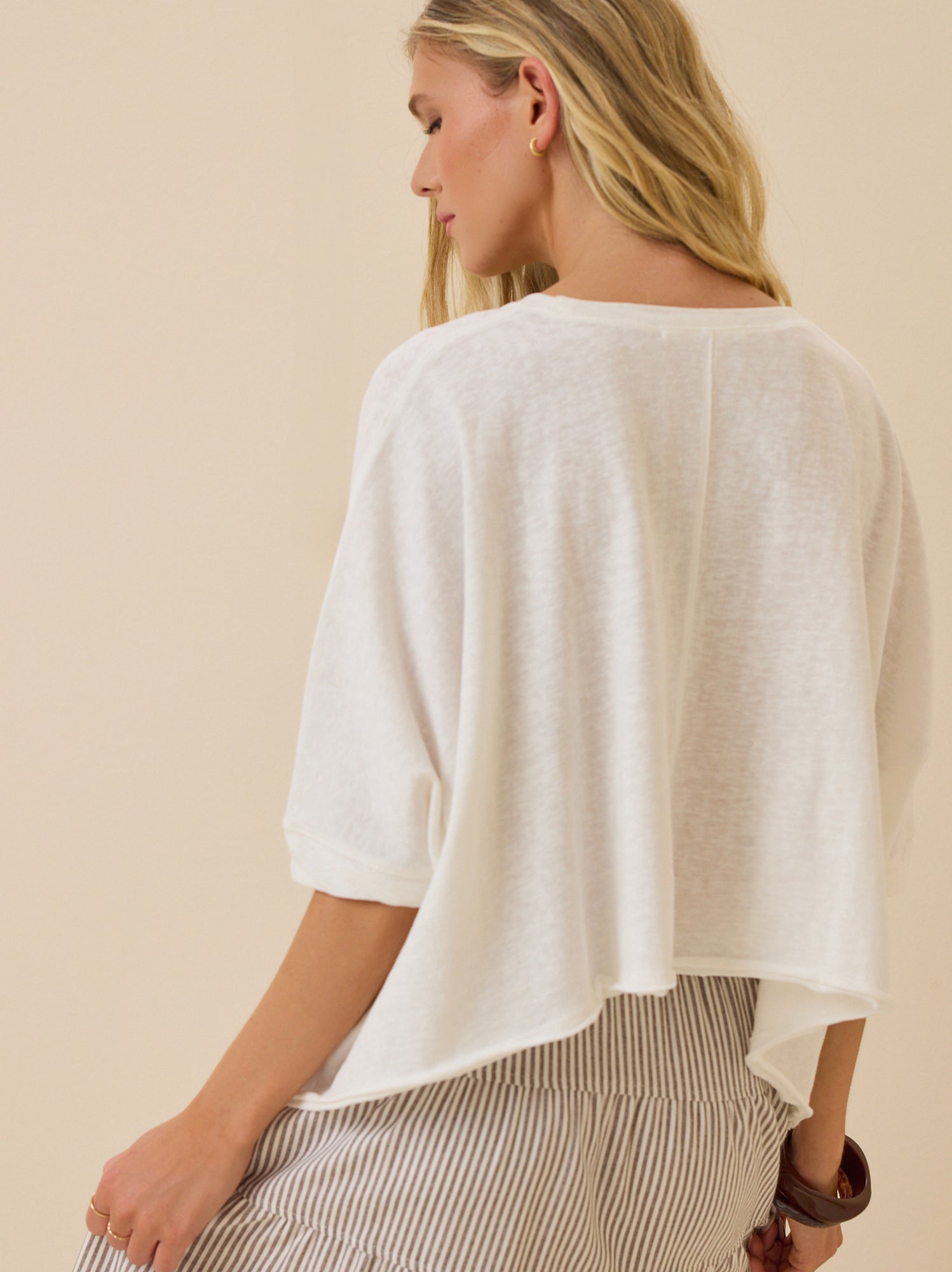 McKenna Oversized Boxy Crop Tee