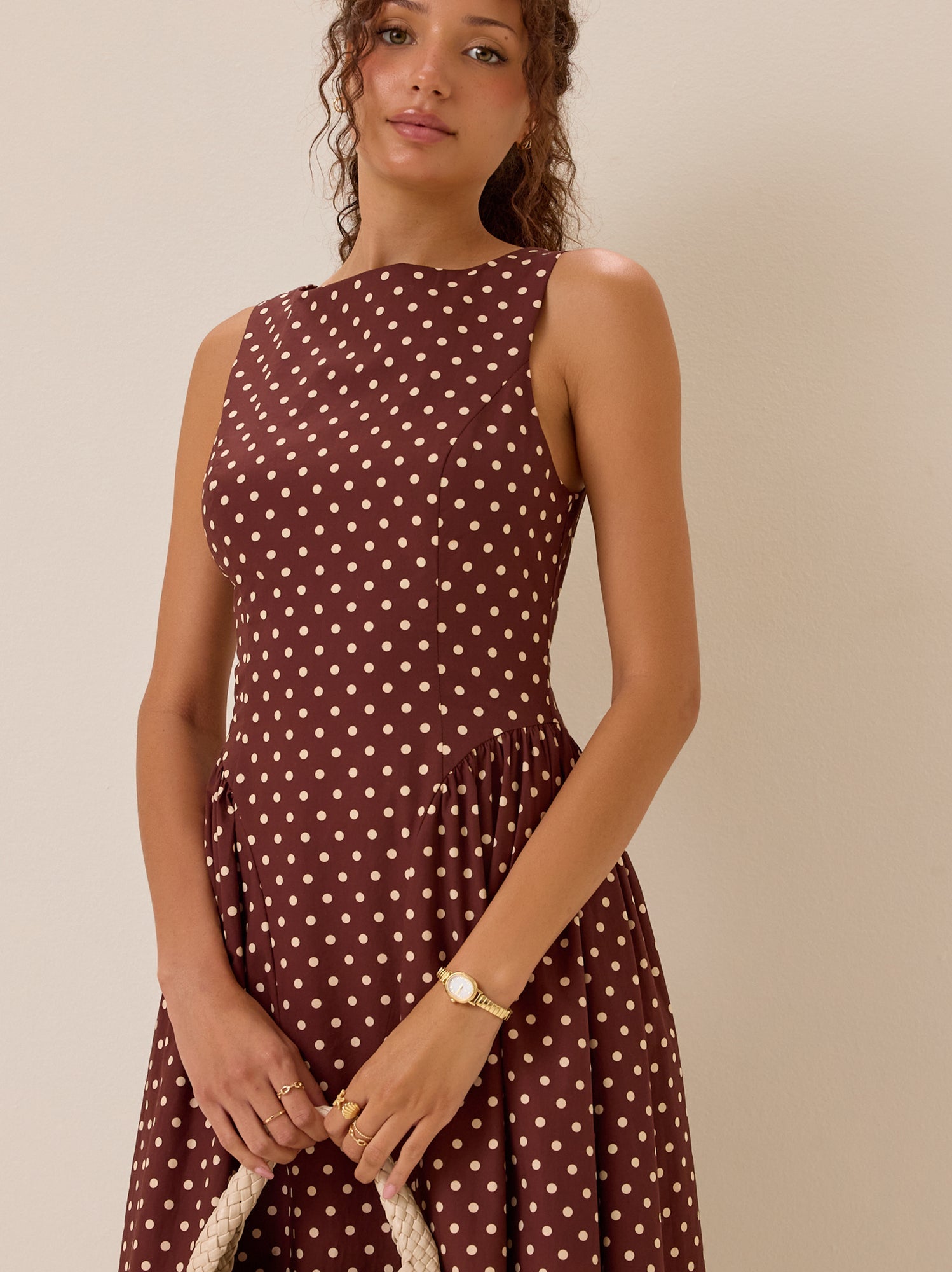 Cosette Square Neck Maxi Dress