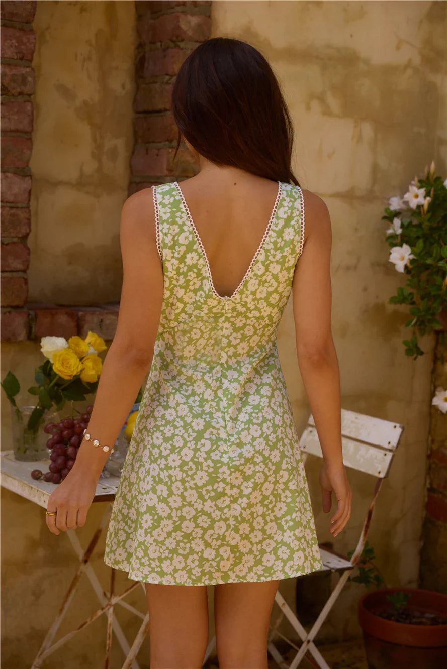 Clover Cove Mini dress Green