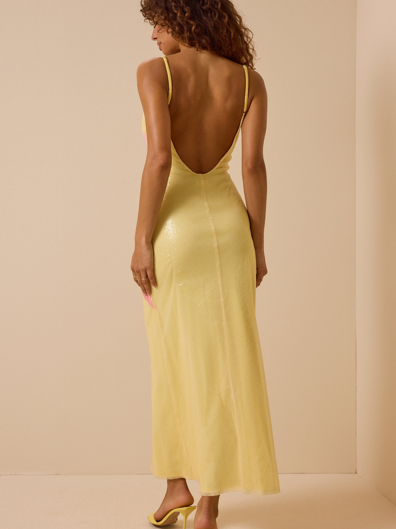 Romie Sequin Maxi Dress