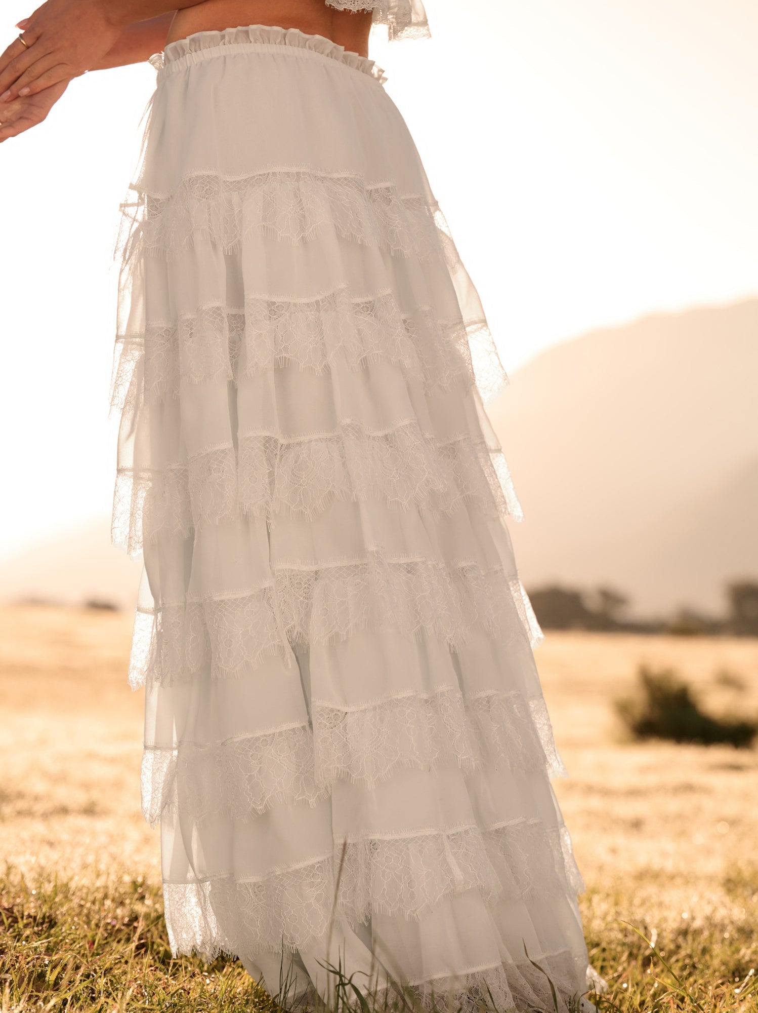 Radena Ruffle Maxi Skirt