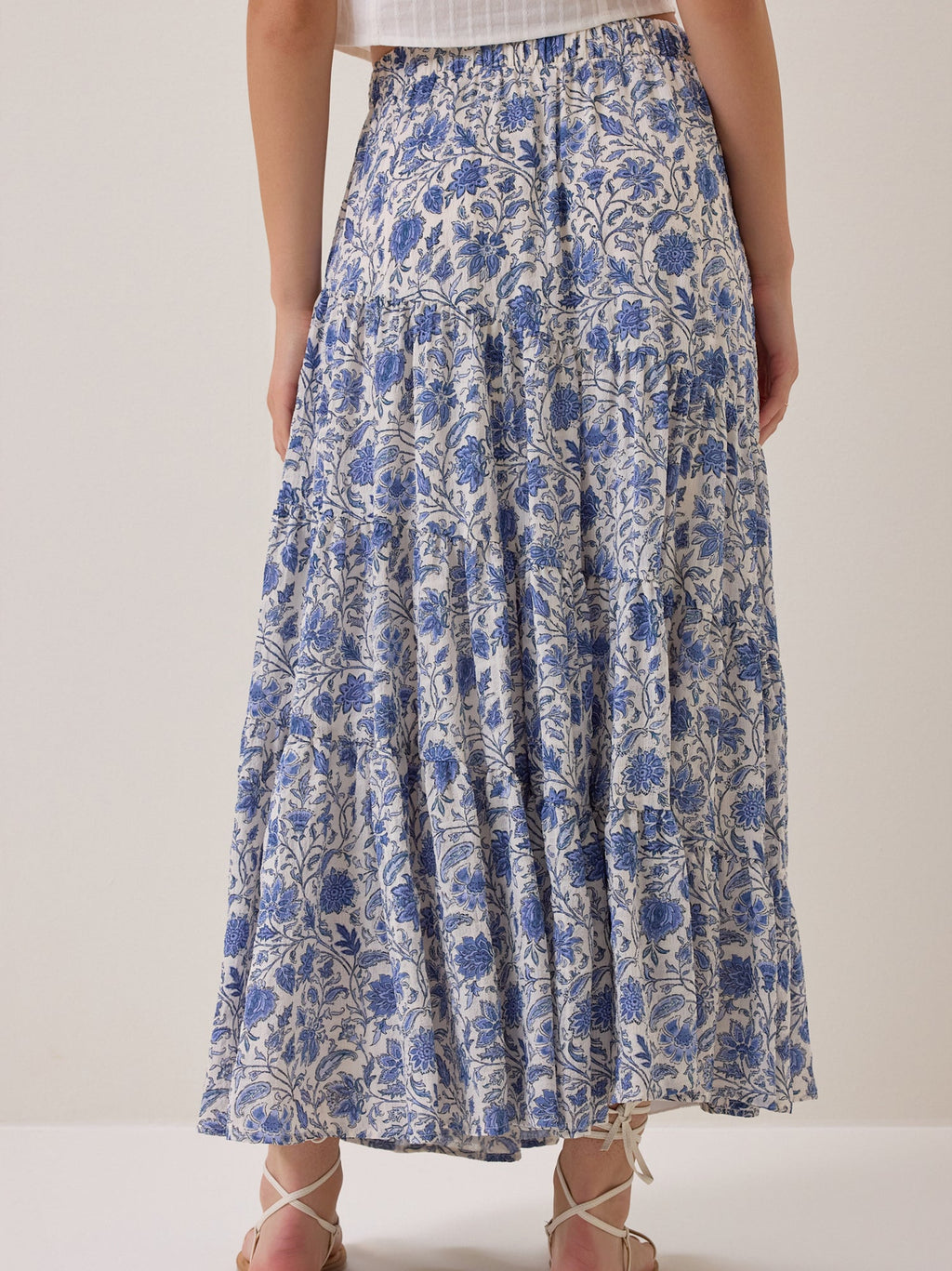 Solara Tiered Maxi Skirt