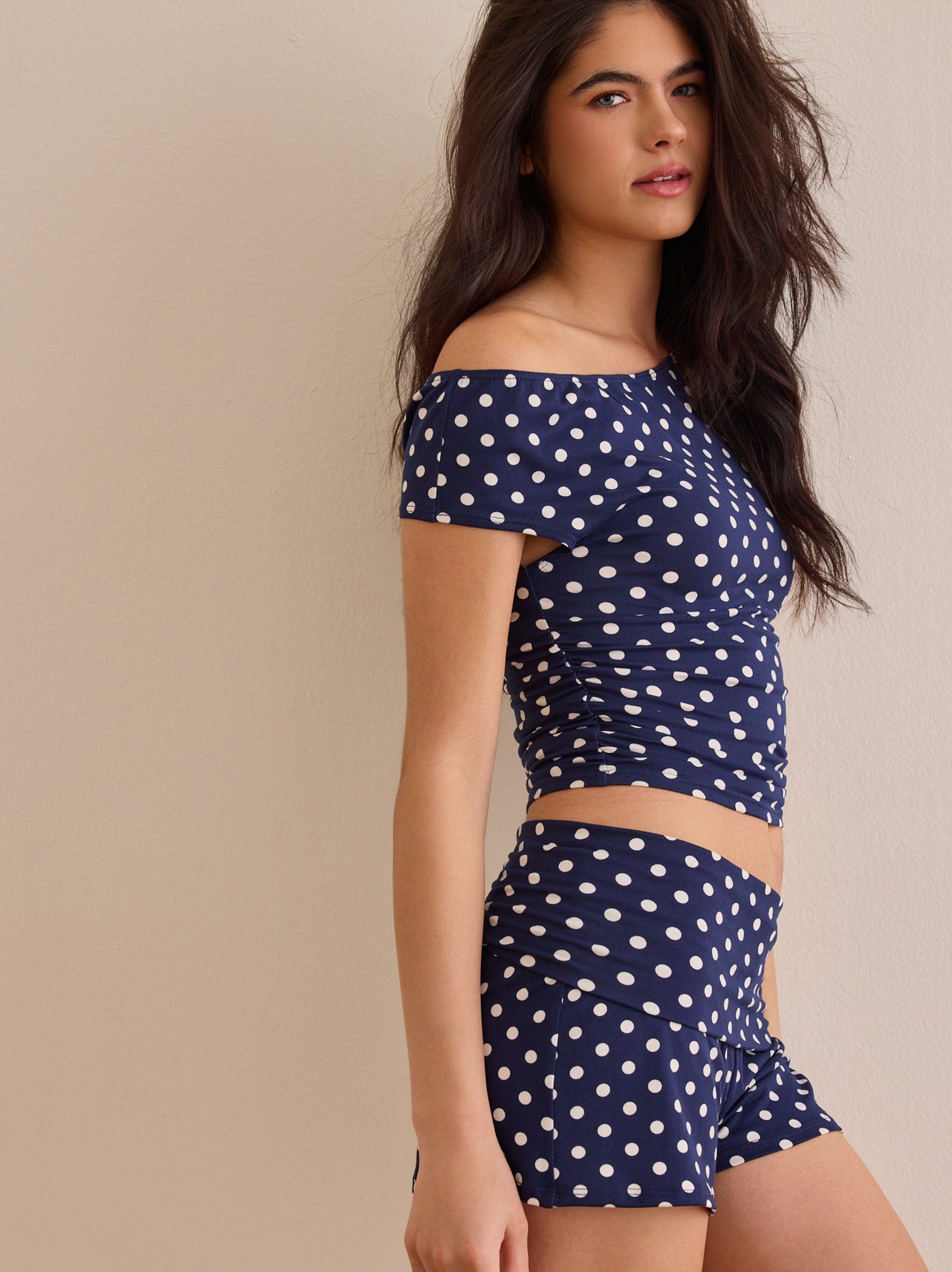 Fast Lane Polka Dot Top
