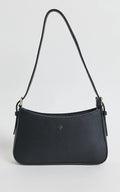 Peta and Jain - Lilu Shoulder Bag - In Black Pebble/Gold