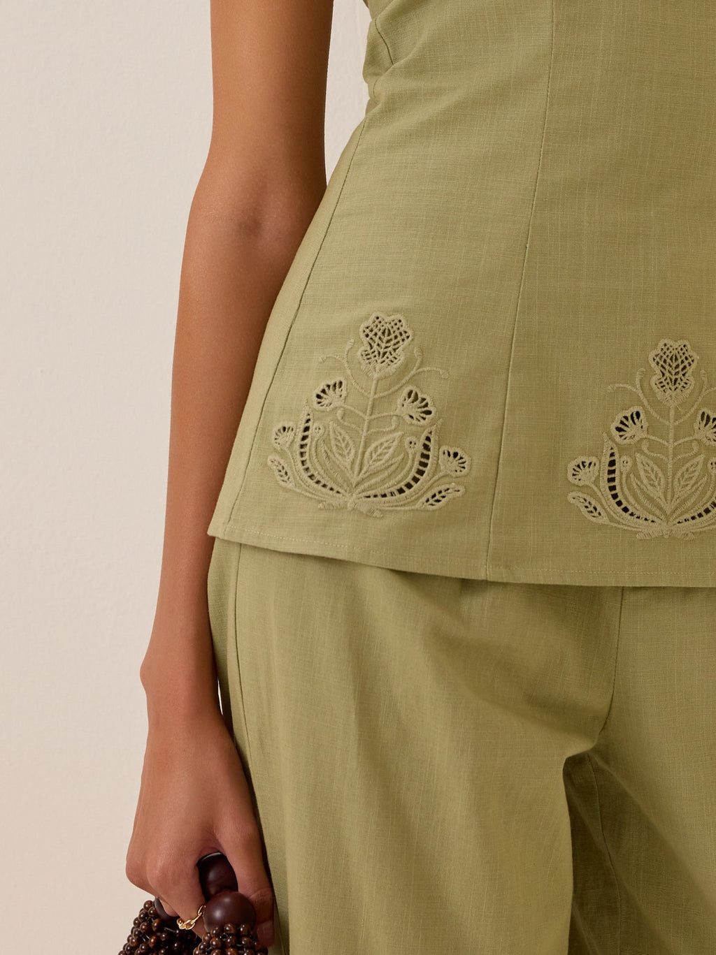Paloma Embroidered Tube Top